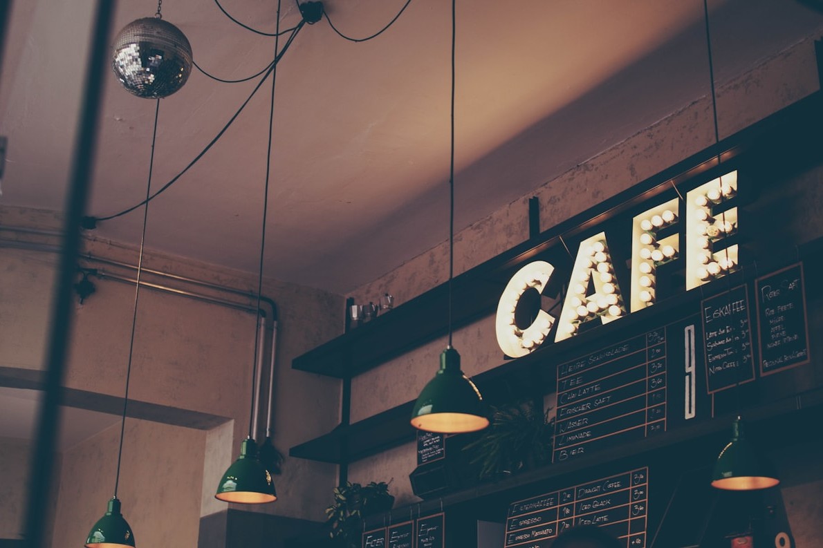 Monaco's Cafe service counter