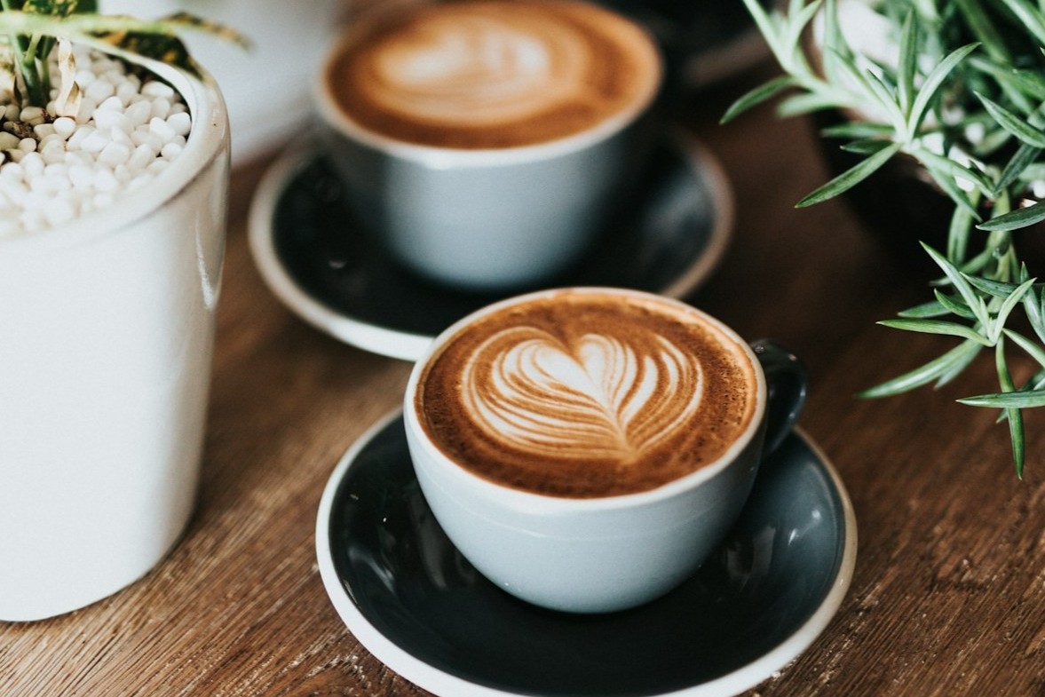 Coffee flat lay